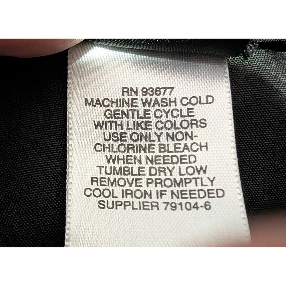 Claiborne Mens Dress Pants Size 30/32‎ Black Office Career - Picture 8 of 11